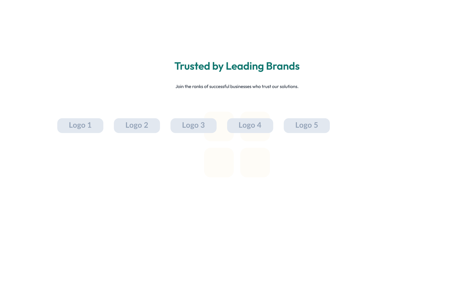 Screenshot of Logo Showcase Layout Style 1 2 - Elementor Logo / Trust Bars component