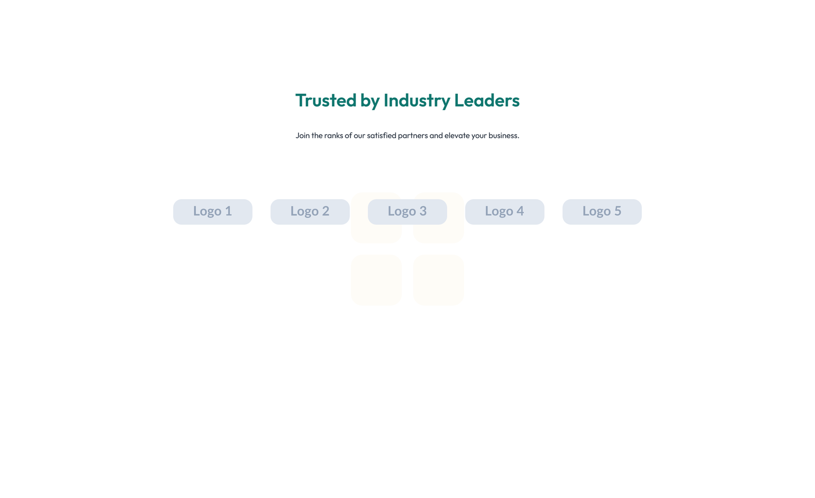 Screenshot of Logo Showcase Layout Style 4 2 - Elementor Logo / Trust Bars component