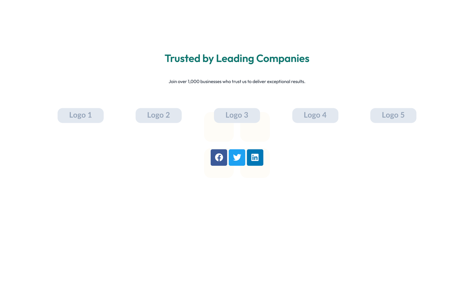 Screenshot of Logo Showcase Layout Style 6 2 - Elementor Logo / Trust Bars component