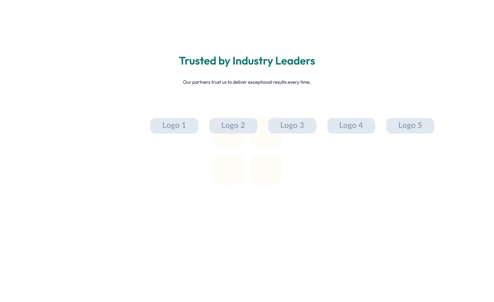 Screenshot of Logo Showcase Layout Style 5 3 - Elementor Logo / Trust Bars component