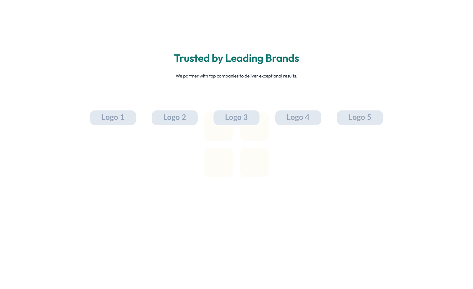 Screenshot of Logo Showcase Layout Style 6 3 - Elementor Logo / Trust Bars component