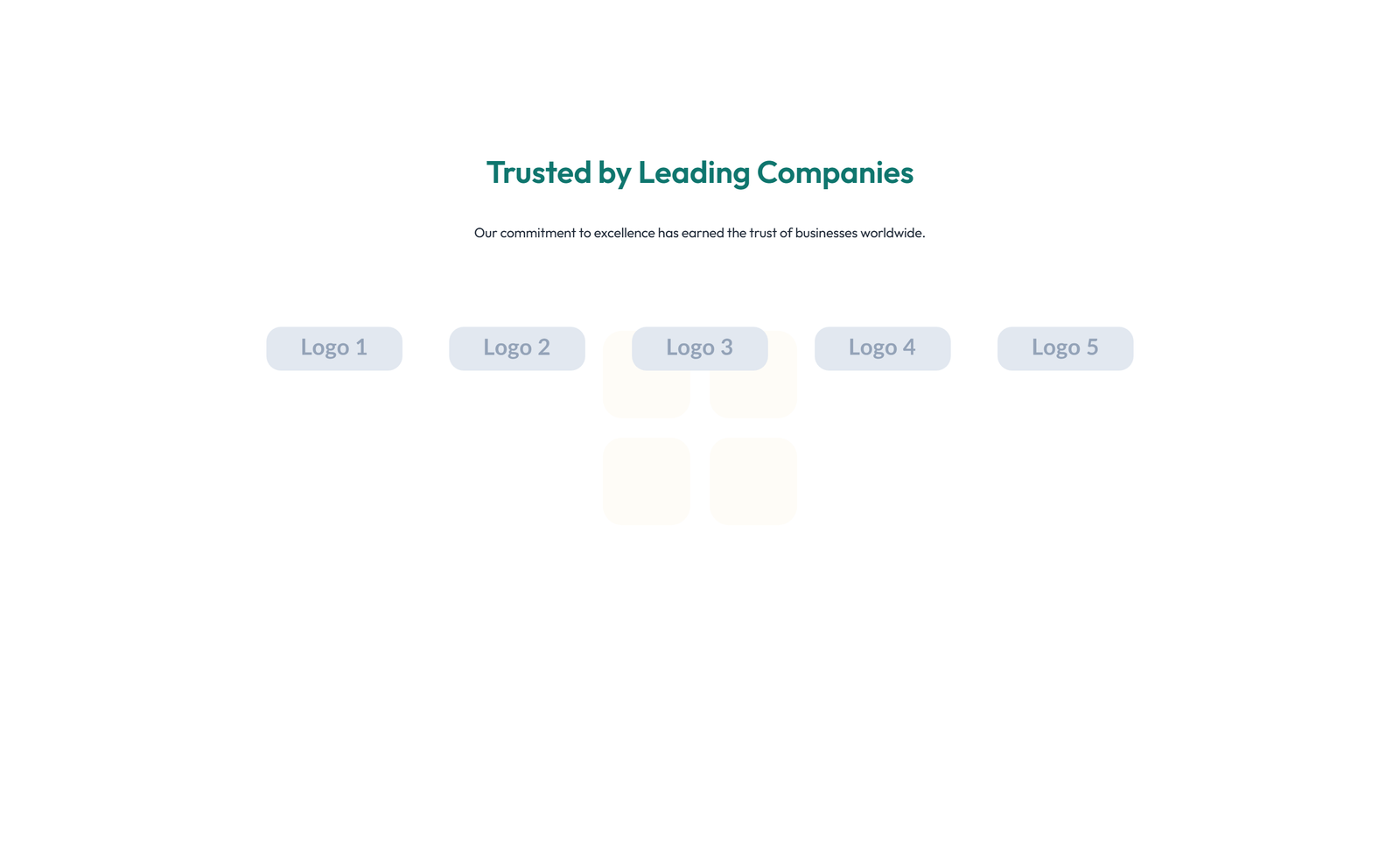 Screenshot of Logo Showcase Layout Style 3 4 - Elementor Logo / Trust Bars component