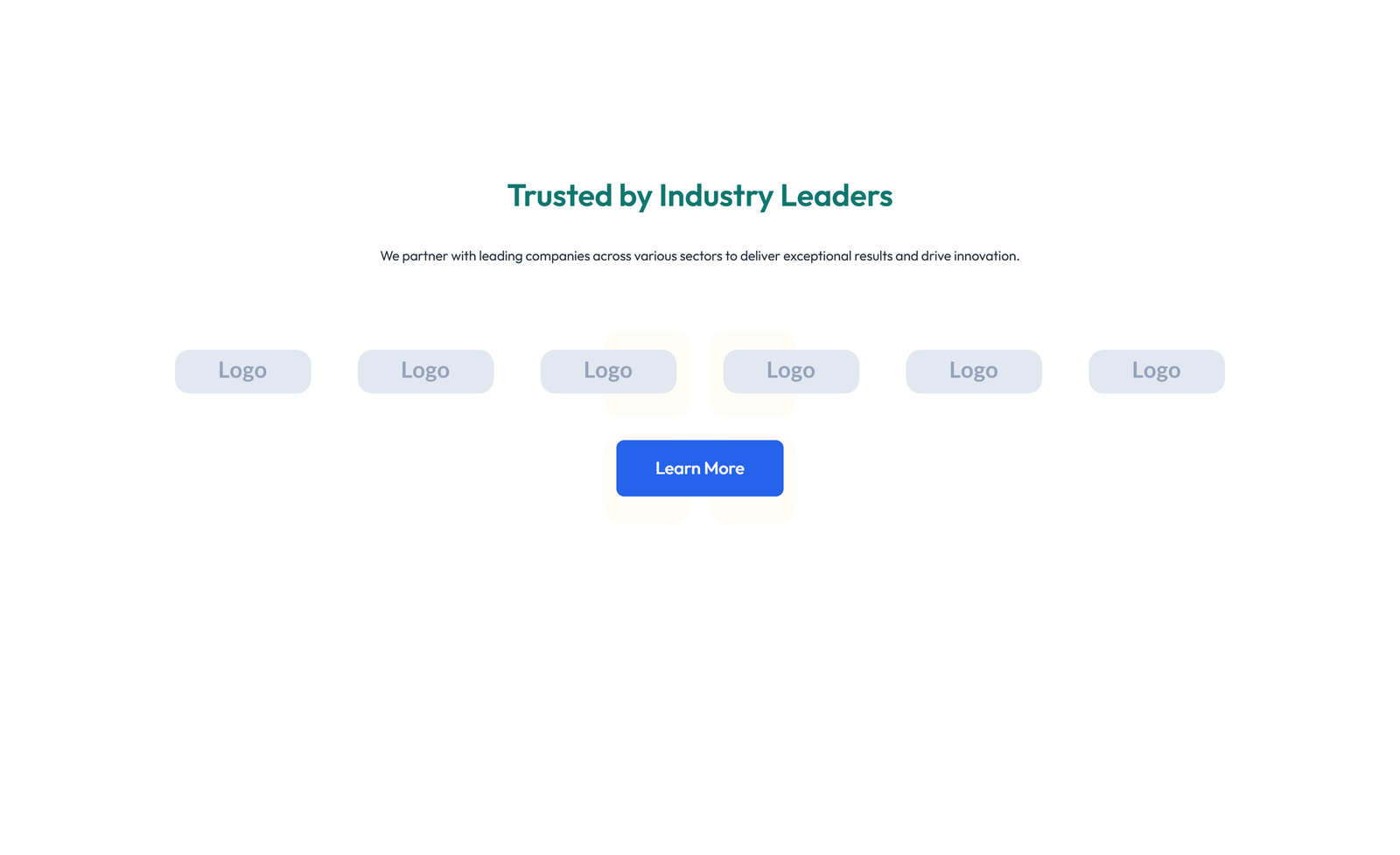 Screenshot of Logo Showcase Layout Style 6 4 - Elementor Logo / Trust Bars component