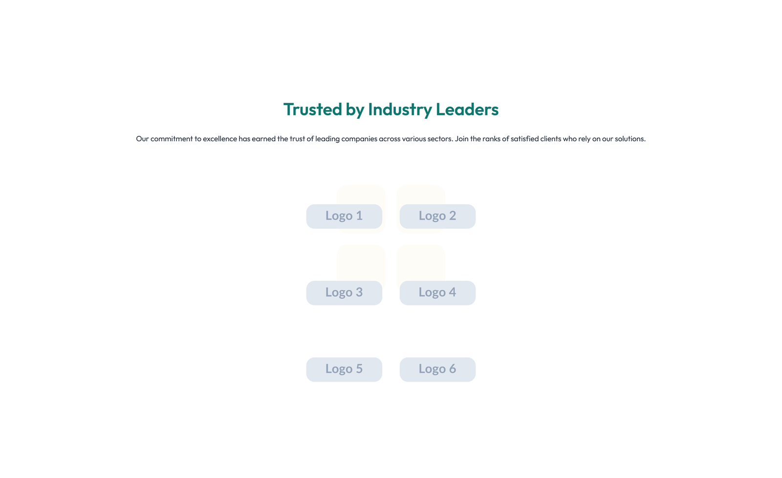 Screenshot of Logo Showcase Layout Style 6 5 - Elementor Logo / Trust Bars component