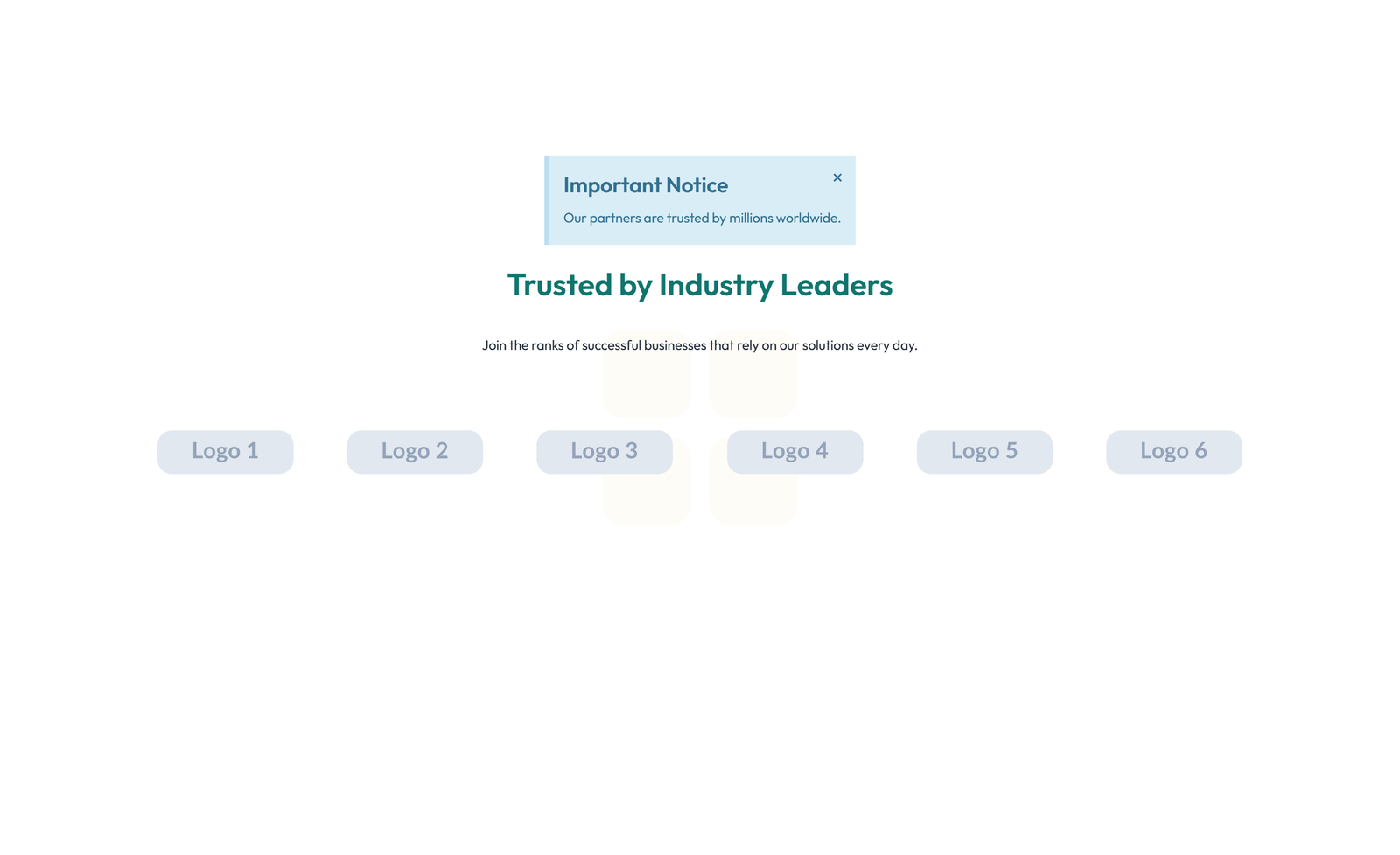 Screenshot of Logo Showcase Layout Style 5 7 - Elementor Logo / Trust Bars component