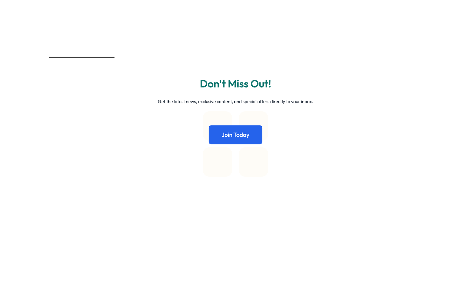 Screenshot of Newsletter Layout Style 3 - Elementor Newsletter / Signup component