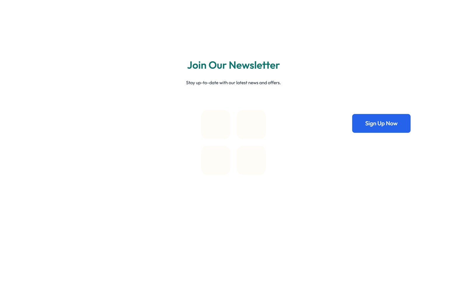 Screenshot of Newsletter Layout Style 5 3 - Elementor Newsletter / Signup component