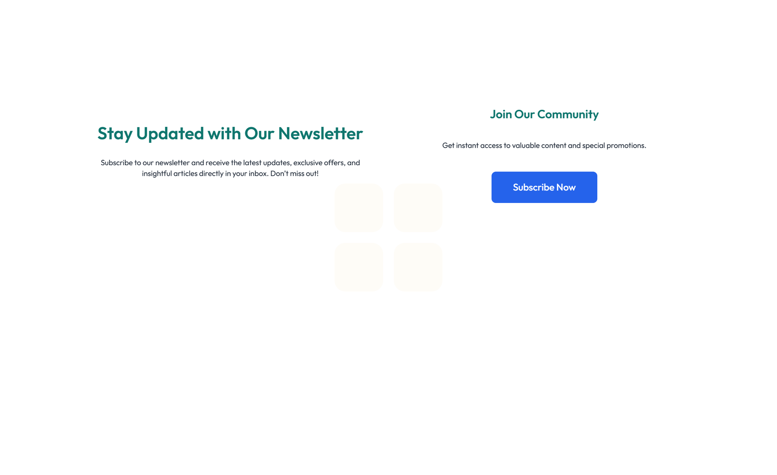 Screenshot of Newsletter Layout Style 2 6 - Elementor Newsletter / Signup component
