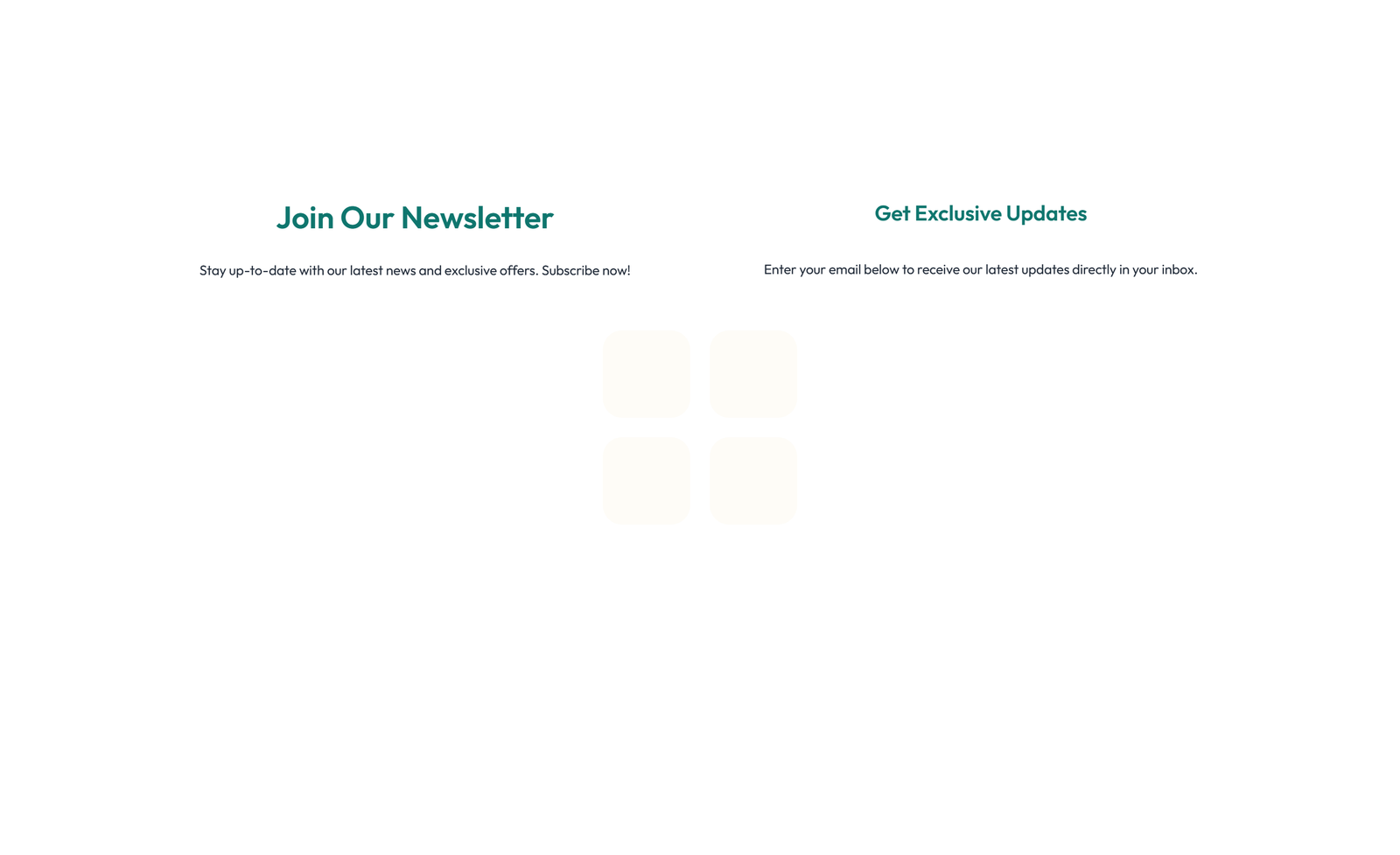 Screenshot of Newsletter Layout Style 3 6 - Elementor Newsletter / Signup component