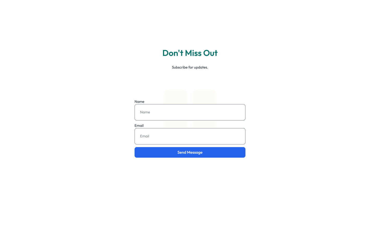 Screenshot of Newsletter Layout Style 6 30 - Elementor Newsletter / Signup component