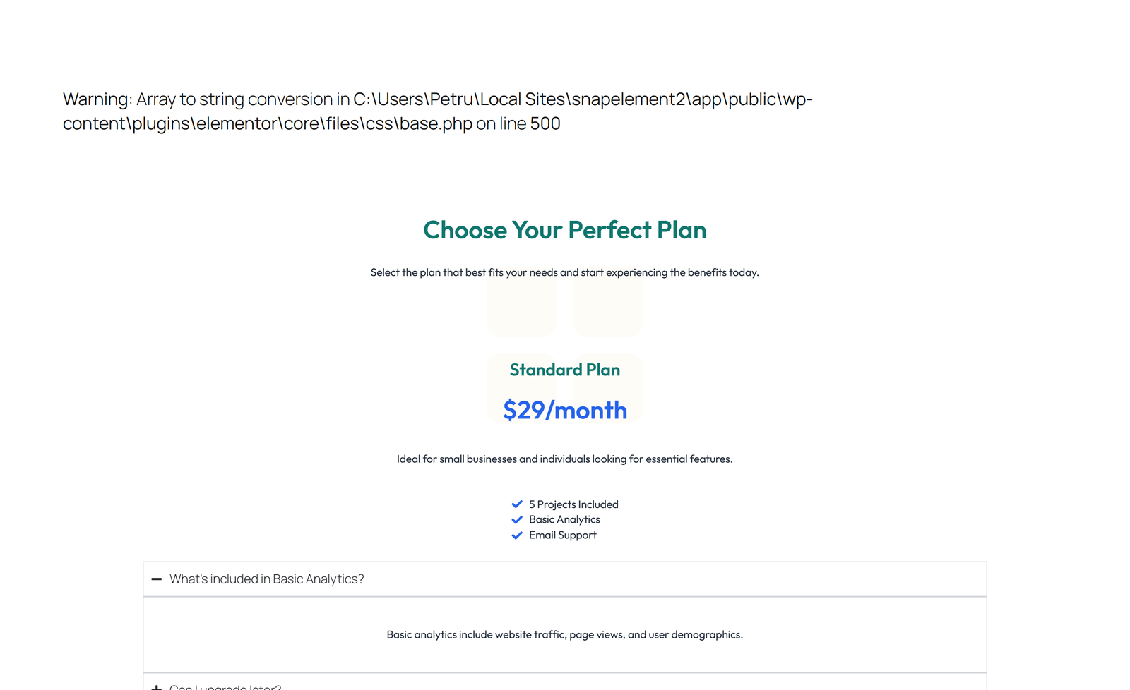 Pricing with 3-column Price Table with Ribbon 12 - Elementor component