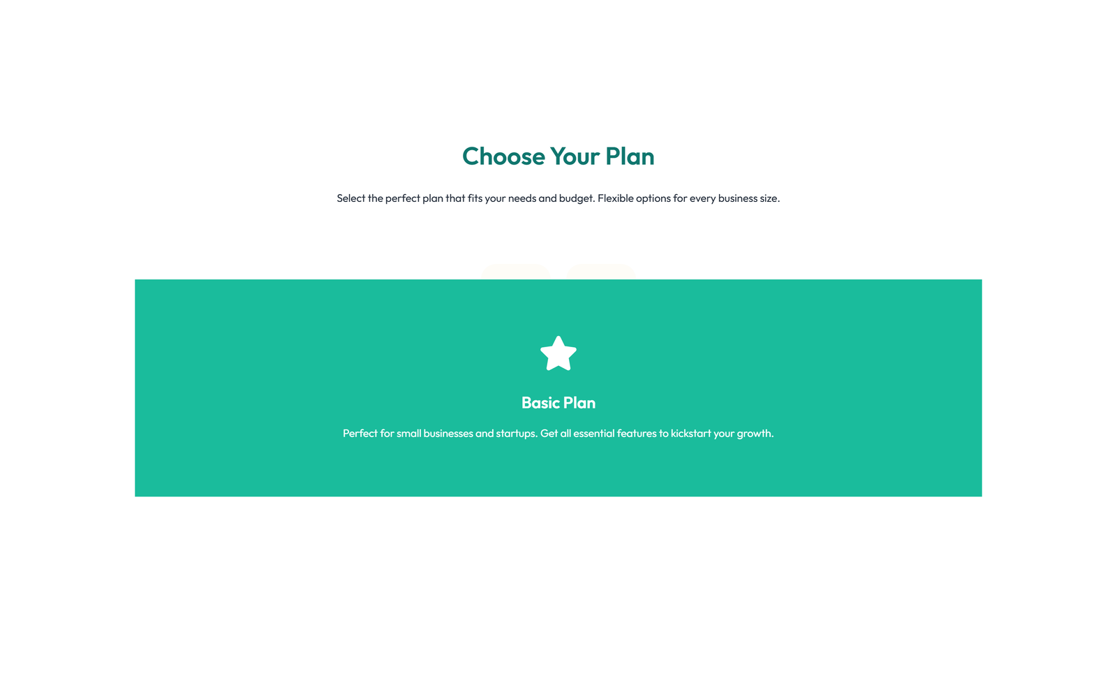 Pricing with 3-column Price Table Comparison 14 - Elementor component