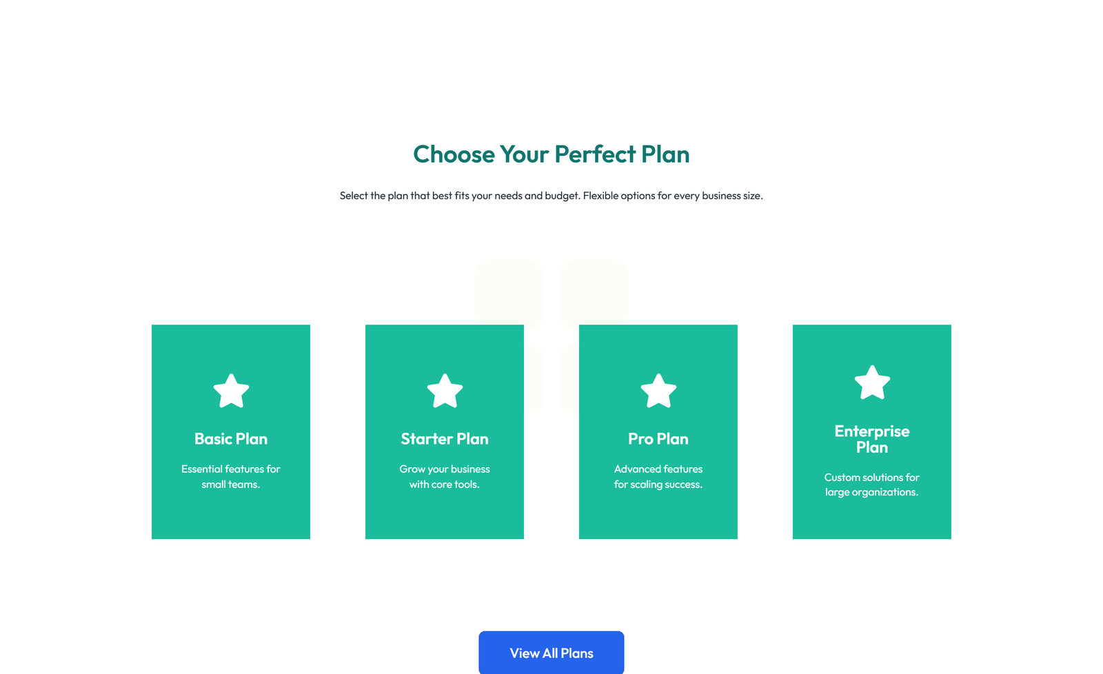 Pricing with 2-column Price Table Comparison 17 - Elementor component
