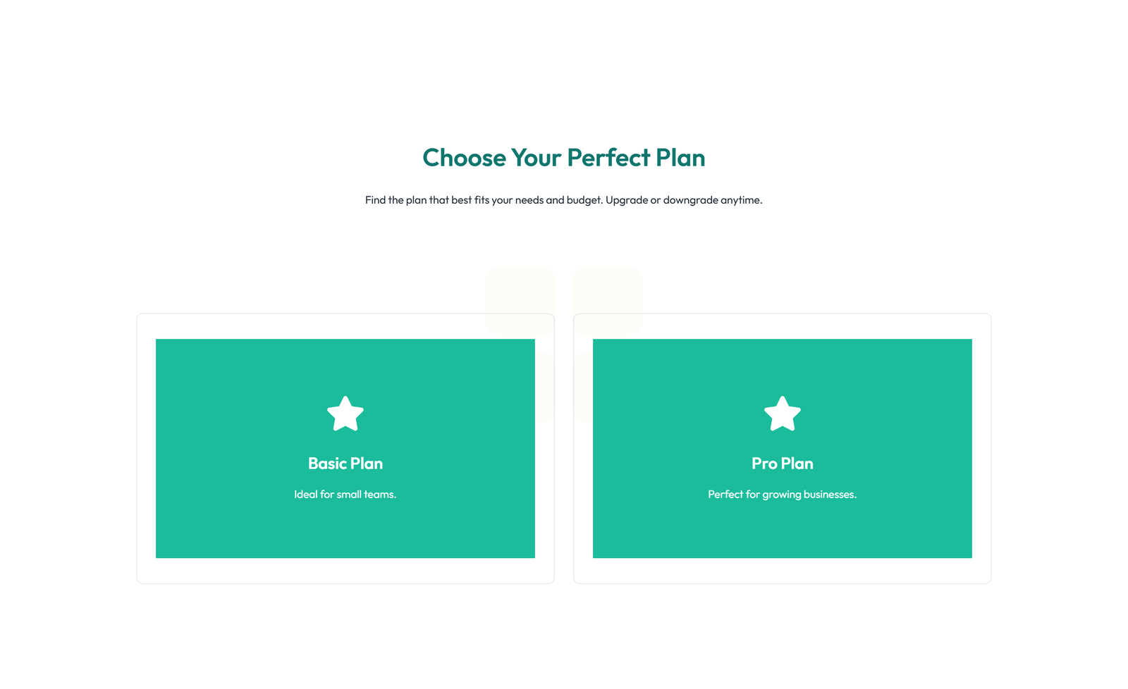 Pricing with 3-column Price Table with Ribbon 30 - Elementor component