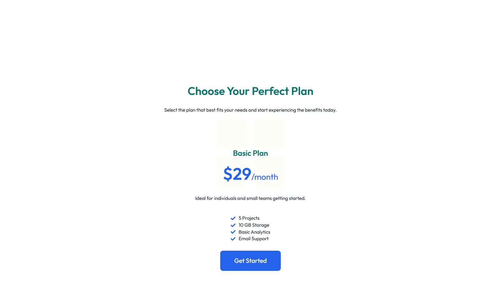 Screenshot of Pricing with 3-column Price Table with Ribbon 82 - Elementor Pricing Sections component