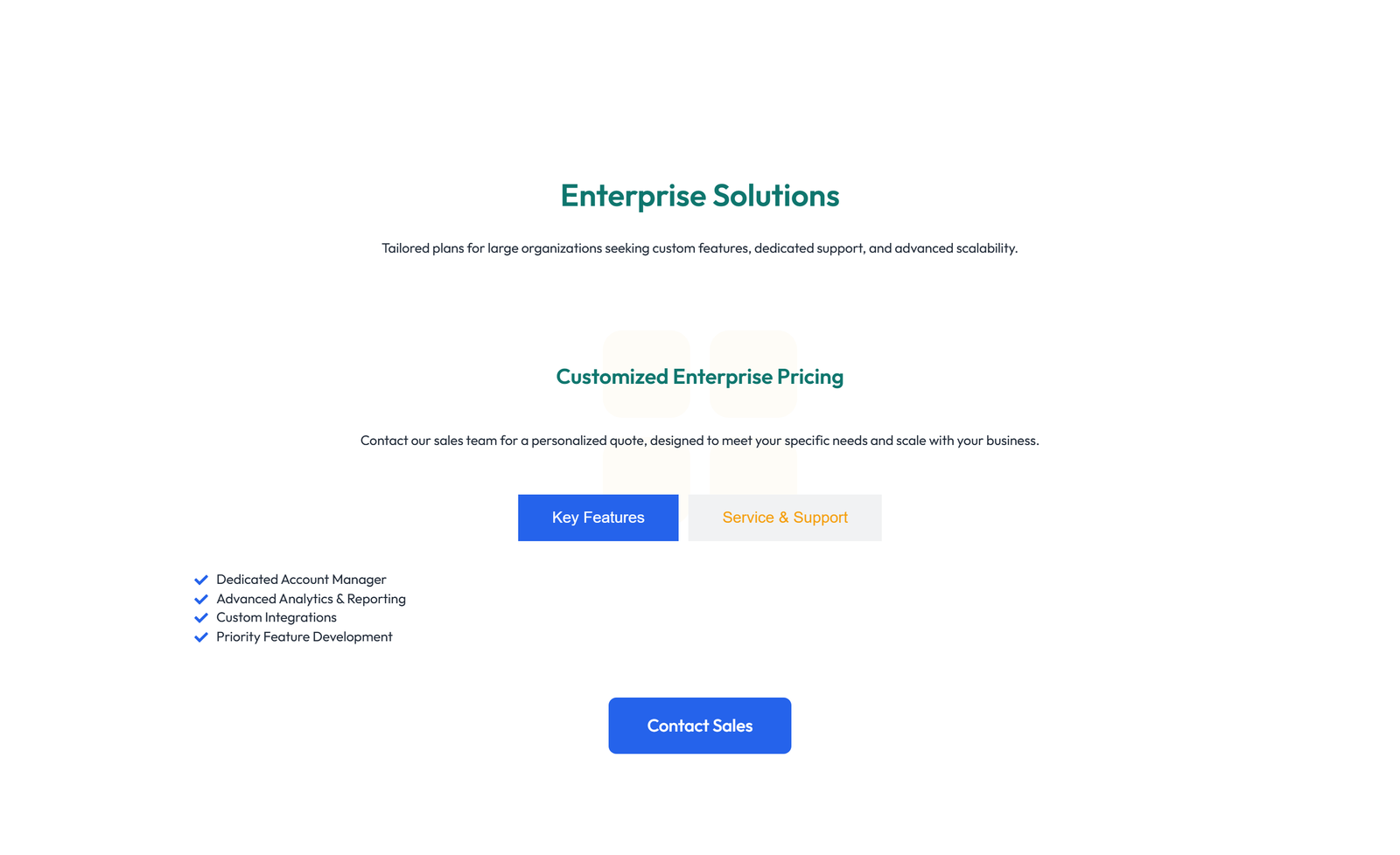 Screenshot of Pricing with 3-column Price Table Comparison 90 - Elementor Pricing Sections component