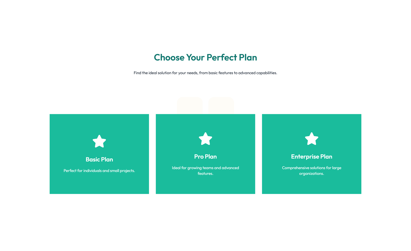 Pricing with 2-column Price Table Comparison 97 - Elementor component