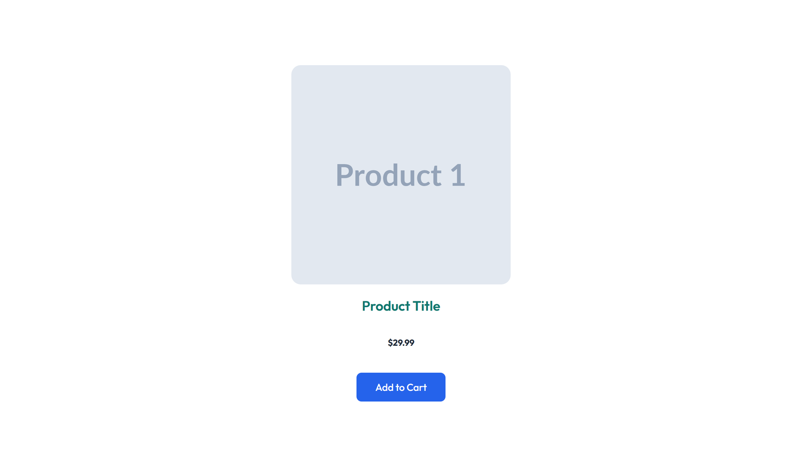 Product Layout Style 1 - Elementor component