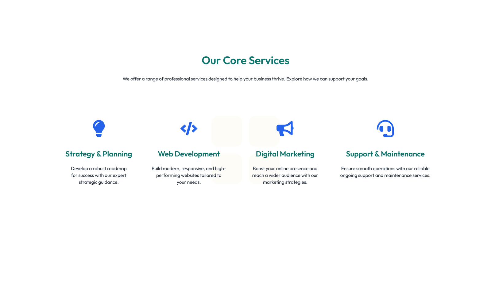 Screenshot of Service Layout Style 5 4 - Elementor Services Sections component