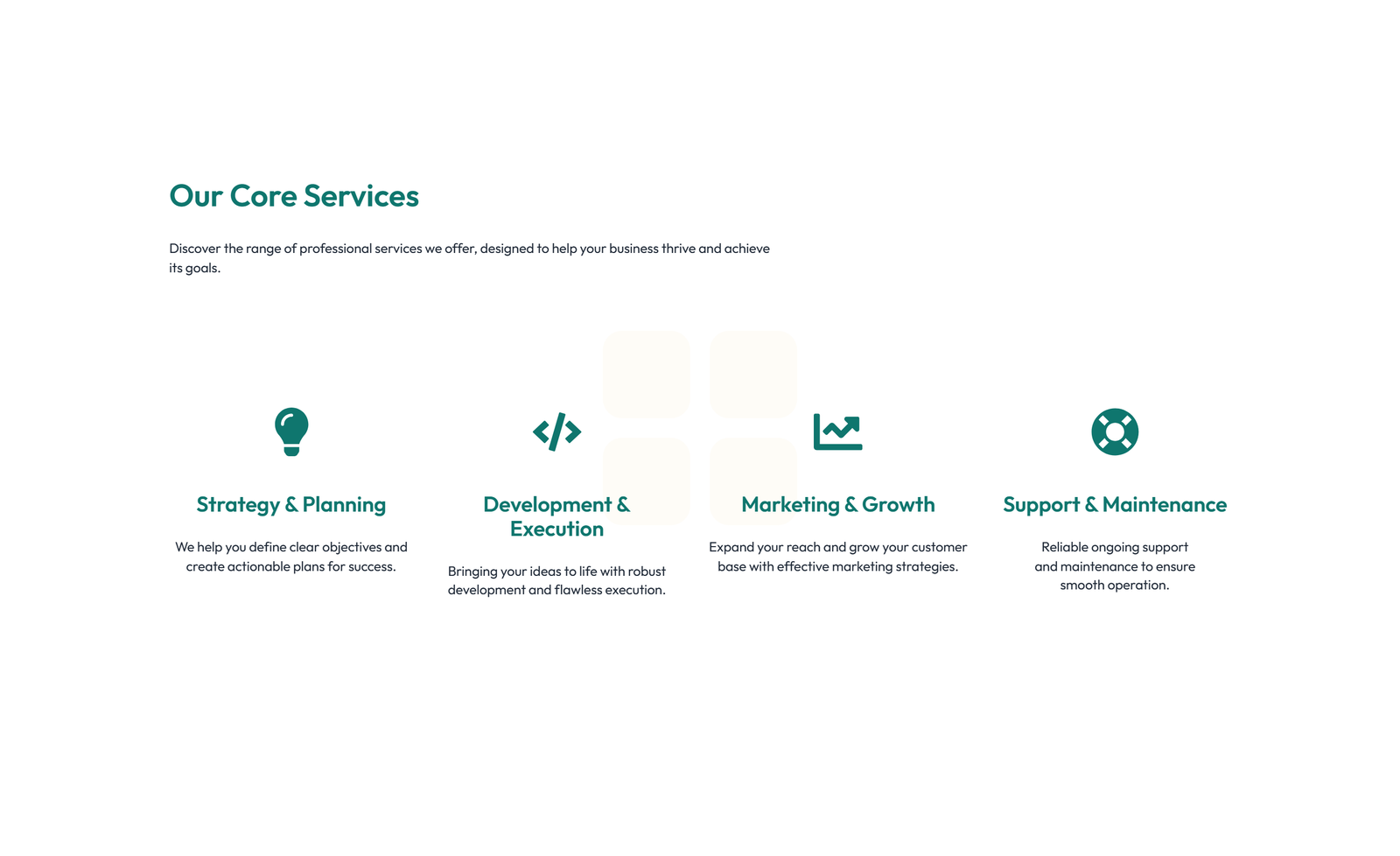 Screenshot of Service Layout Style 5 5 - Elementor Services Sections component