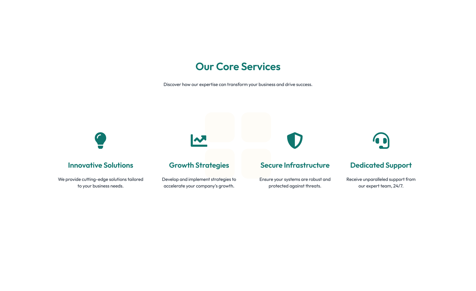 Screenshot of Service Layout Style 6 5 - Elementor Services Sections component