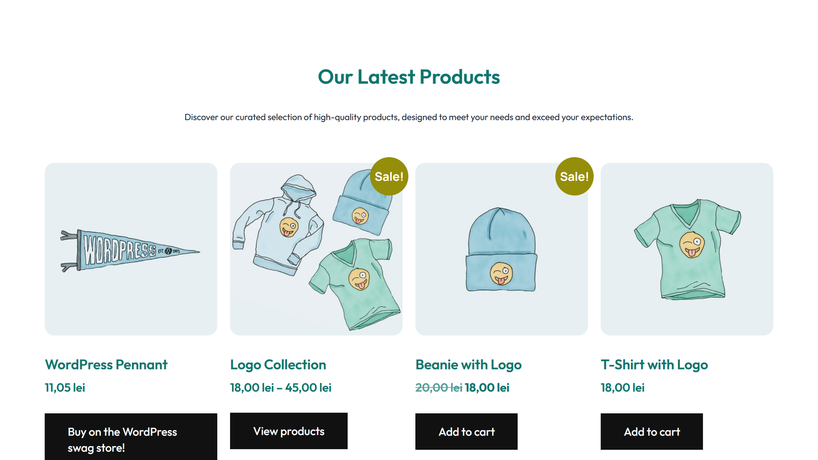 Shop Page Design 1 - Elementor component