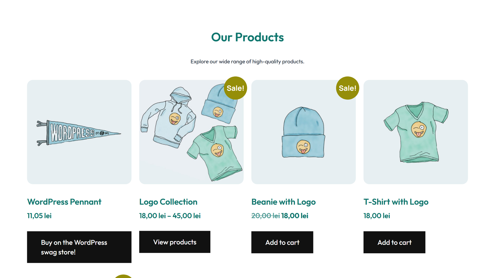 Shop Page Design 4 - Elementor component