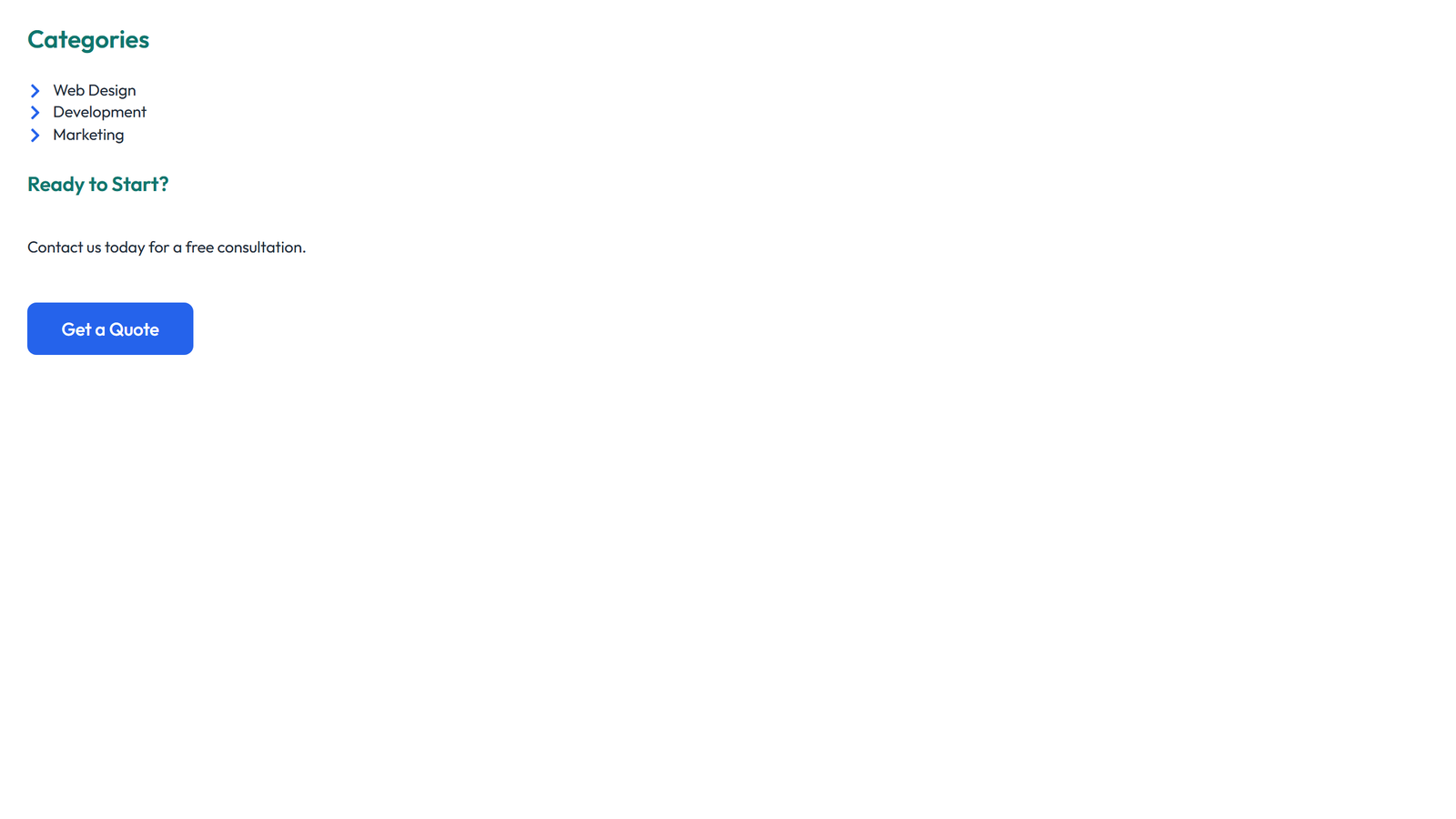 Screenshot of Sidebar Layout Style 6 4 - Elementor Sidebars component