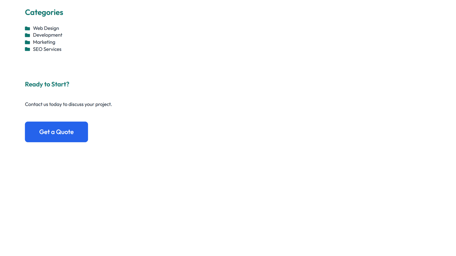 Screenshot of Sidebar Layout Style 5 5 - Elementor Sidebars component