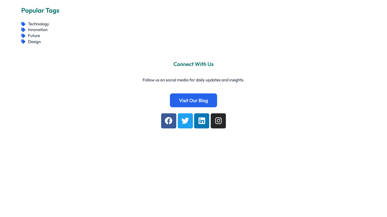 Screenshot of Sidebar Layout Style 4 6 - Elementor Sidebars component