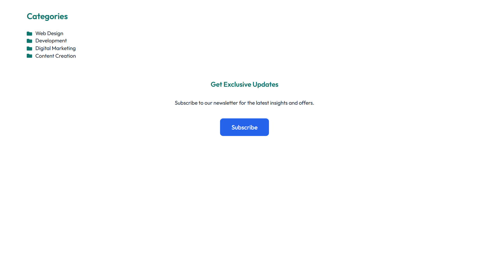 Screenshot of Sidebar Layout Style 1 7 - Elementor Sidebars component