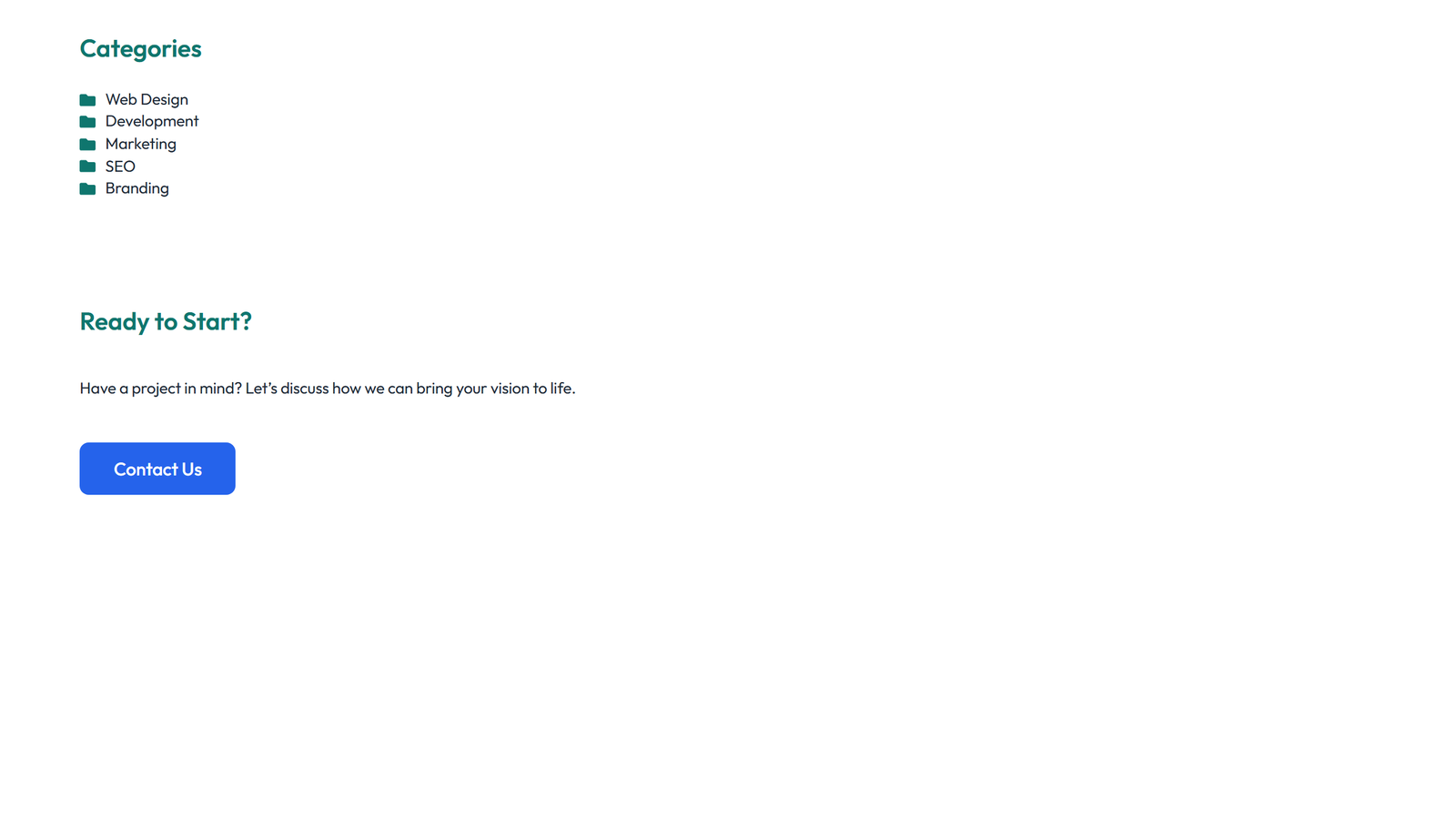 Screenshot of Sidebar Layout Style 4 7 - Elementor Sidebars component