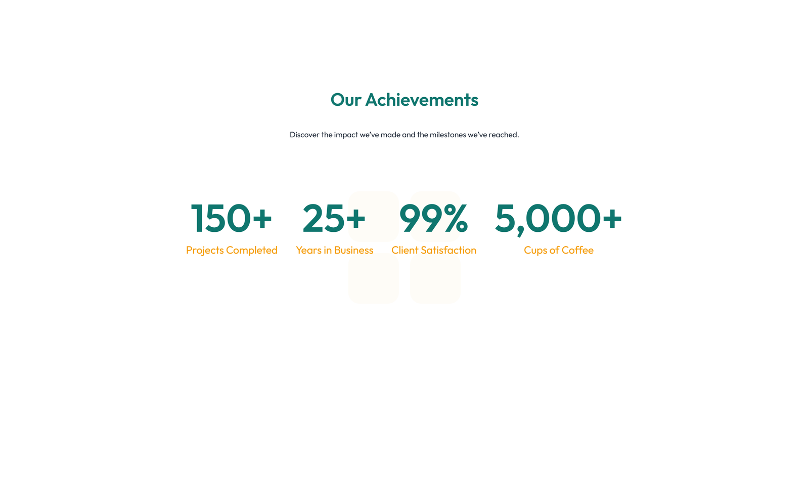Screenshot of Stats Layout Style 1 2 - Elementor Stats / Counters component