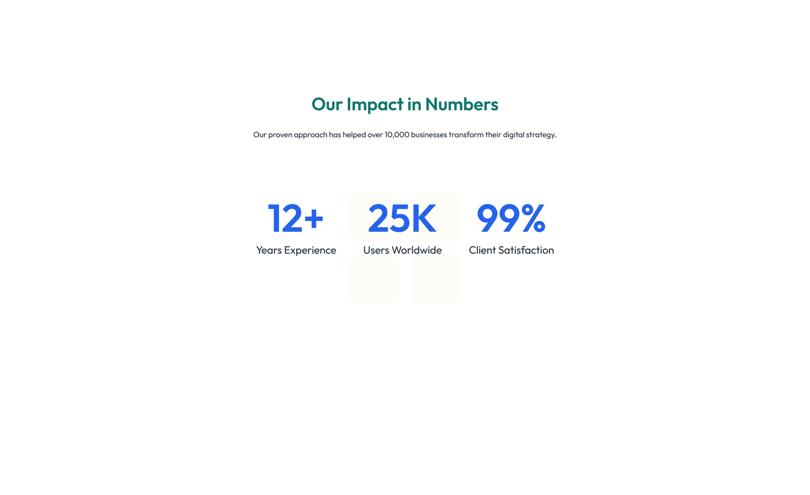 Screenshot of Stats Layout Style 3 11 - Elementor Stats / Counters component