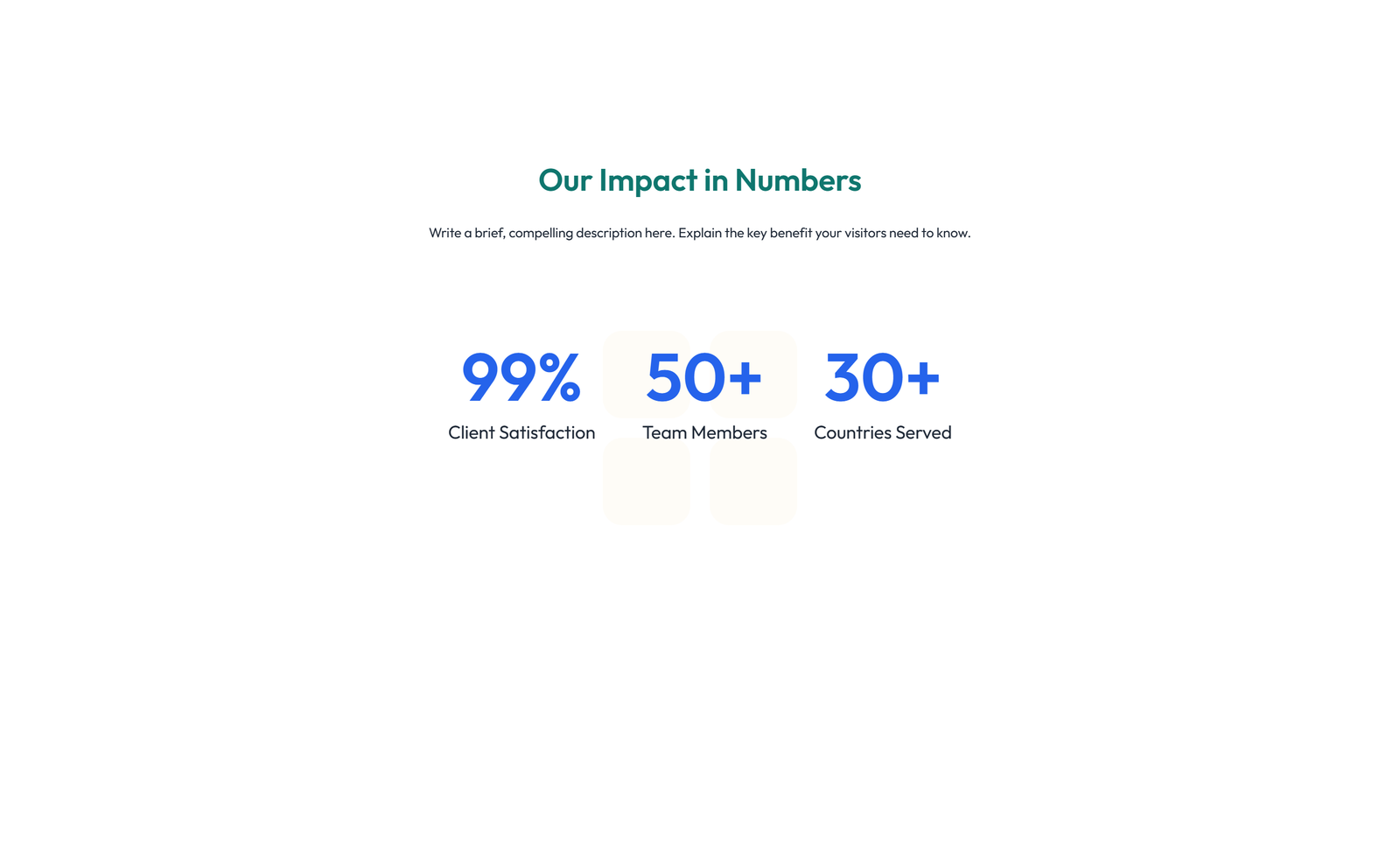 Screenshot of Stats Layout Style 5 15 - Elementor Stats / Counters component