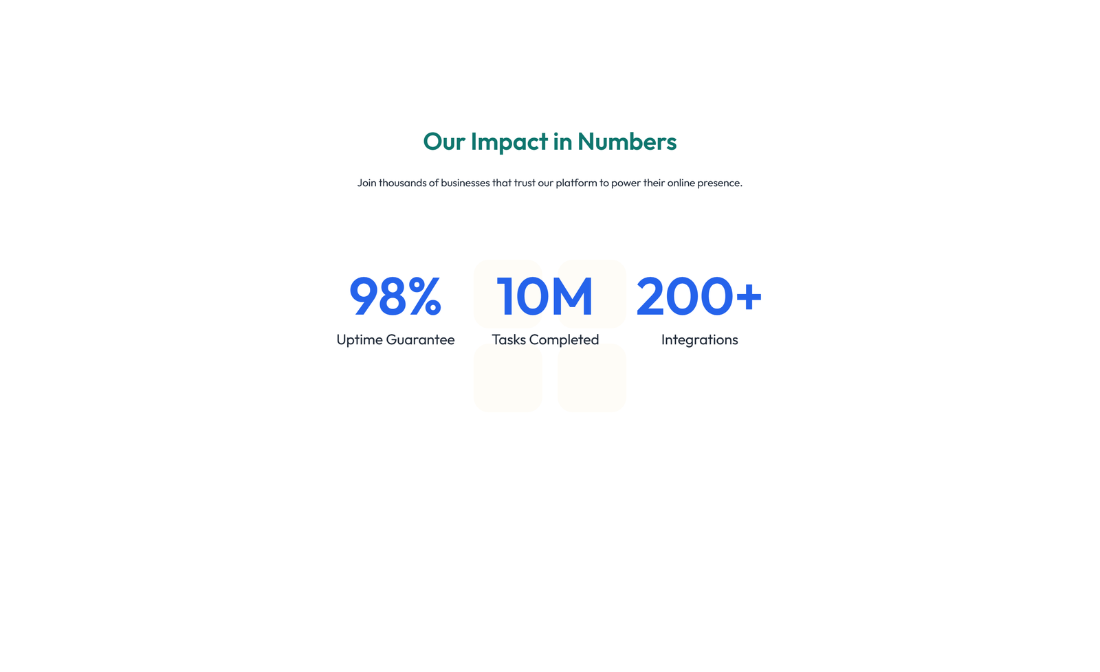Screenshot of Stats Layout Style 3 24 - Elementor Stats / Counters component