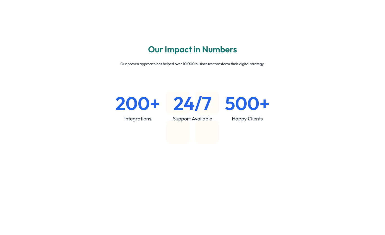 Screenshot of Stats Layout Style 5 40 - Elementor Stats / Counters component