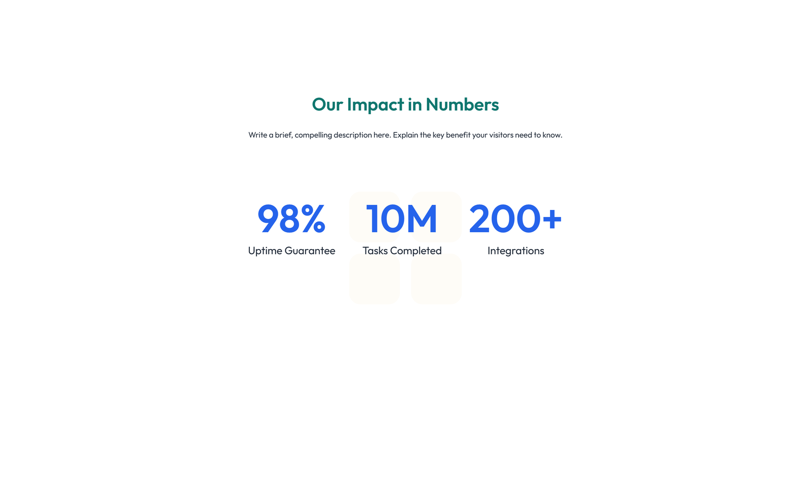 Screenshot of Stats Layout Style 3 42 - Elementor Stats / Counters component