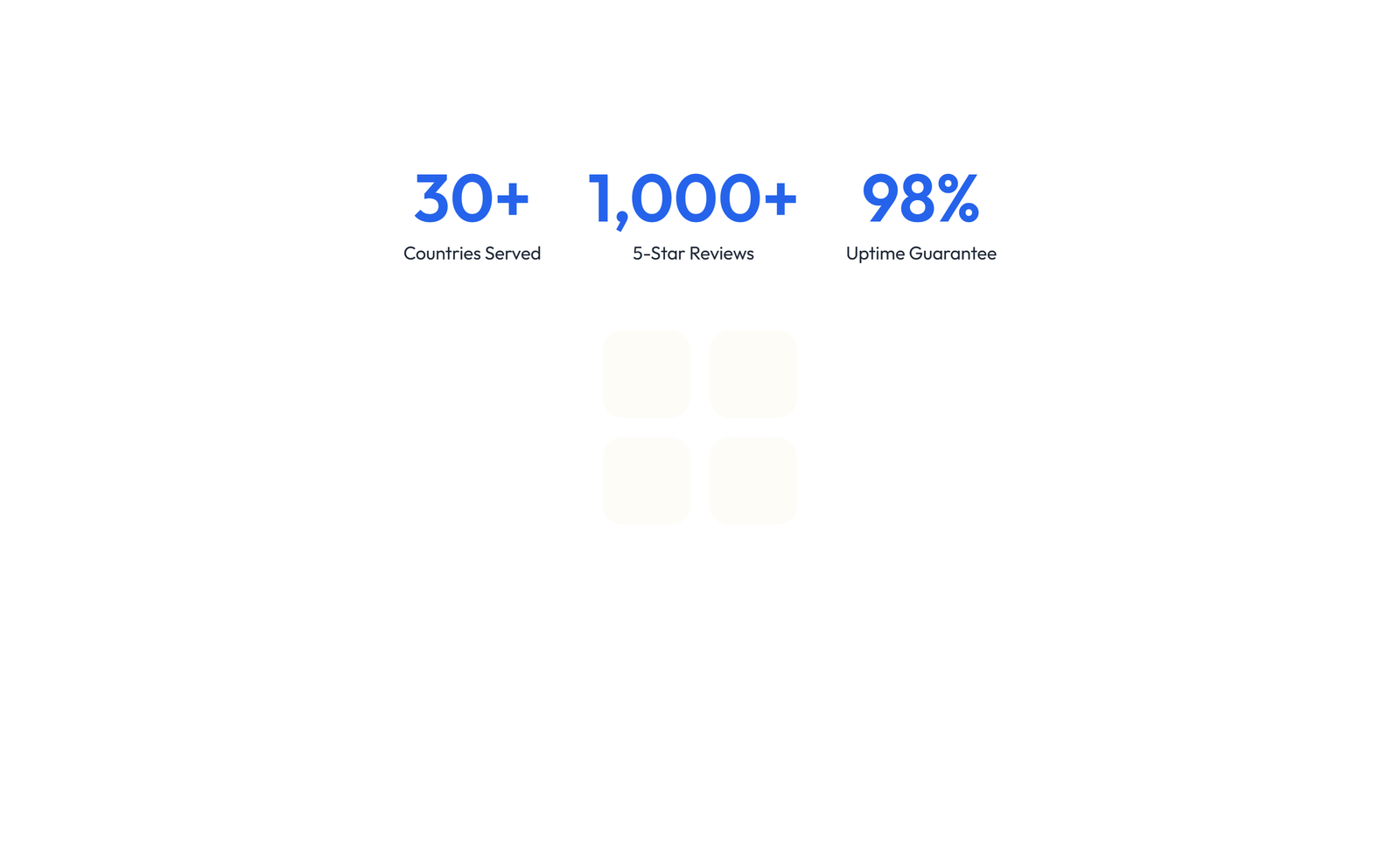 Screenshot of Stats Layout Style 1 50 - Elementor Stats / Counters component