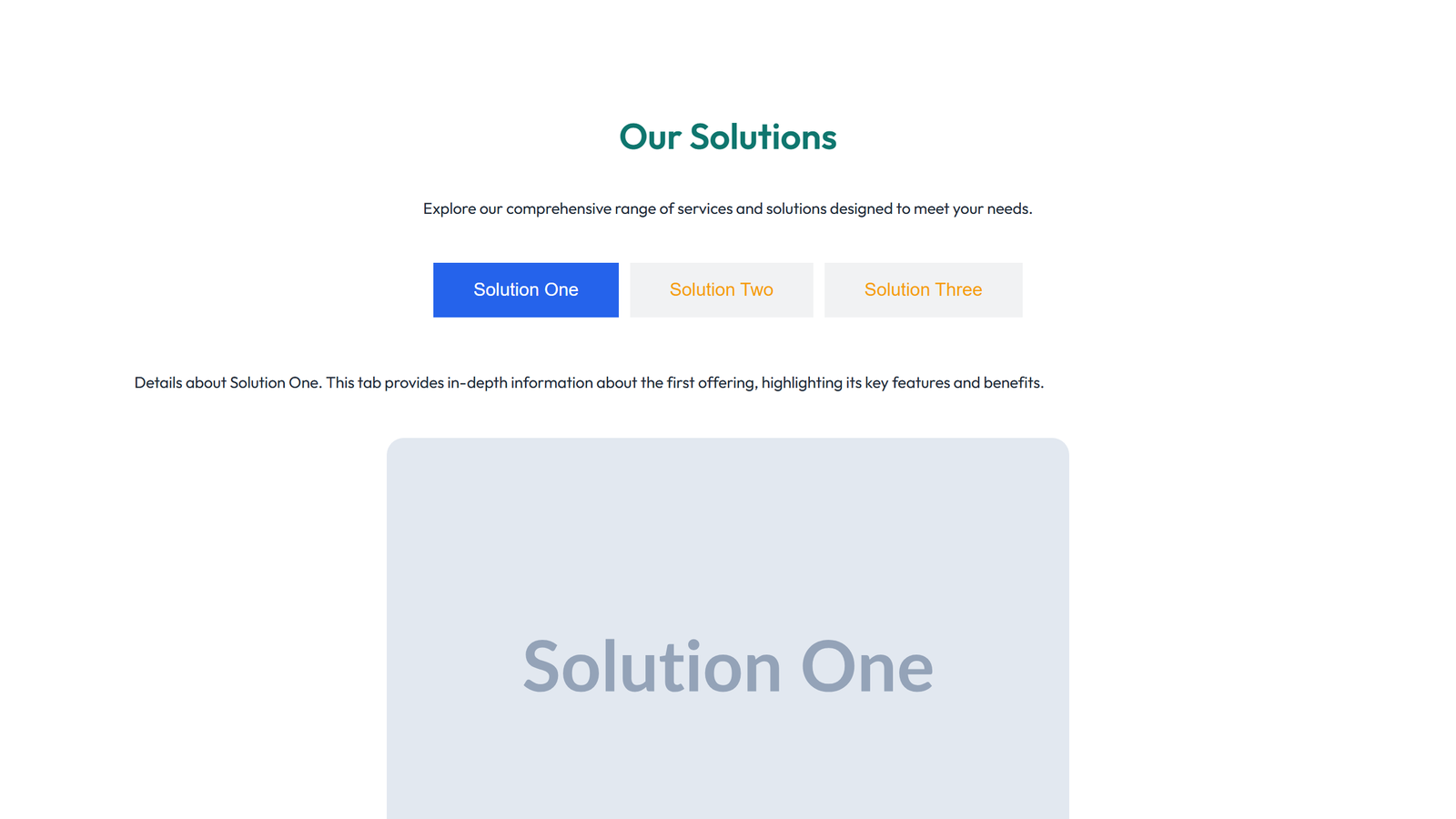Tabs and Accordion Design 4 - Elementor component