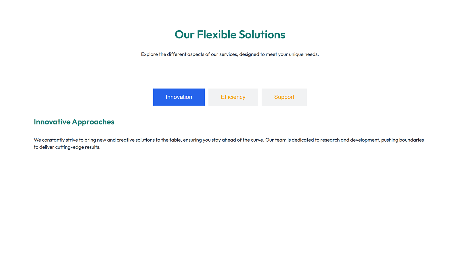 Screenshot of Tabs and Accordion Design 1 2 - Elementor Tabs & Accordions component