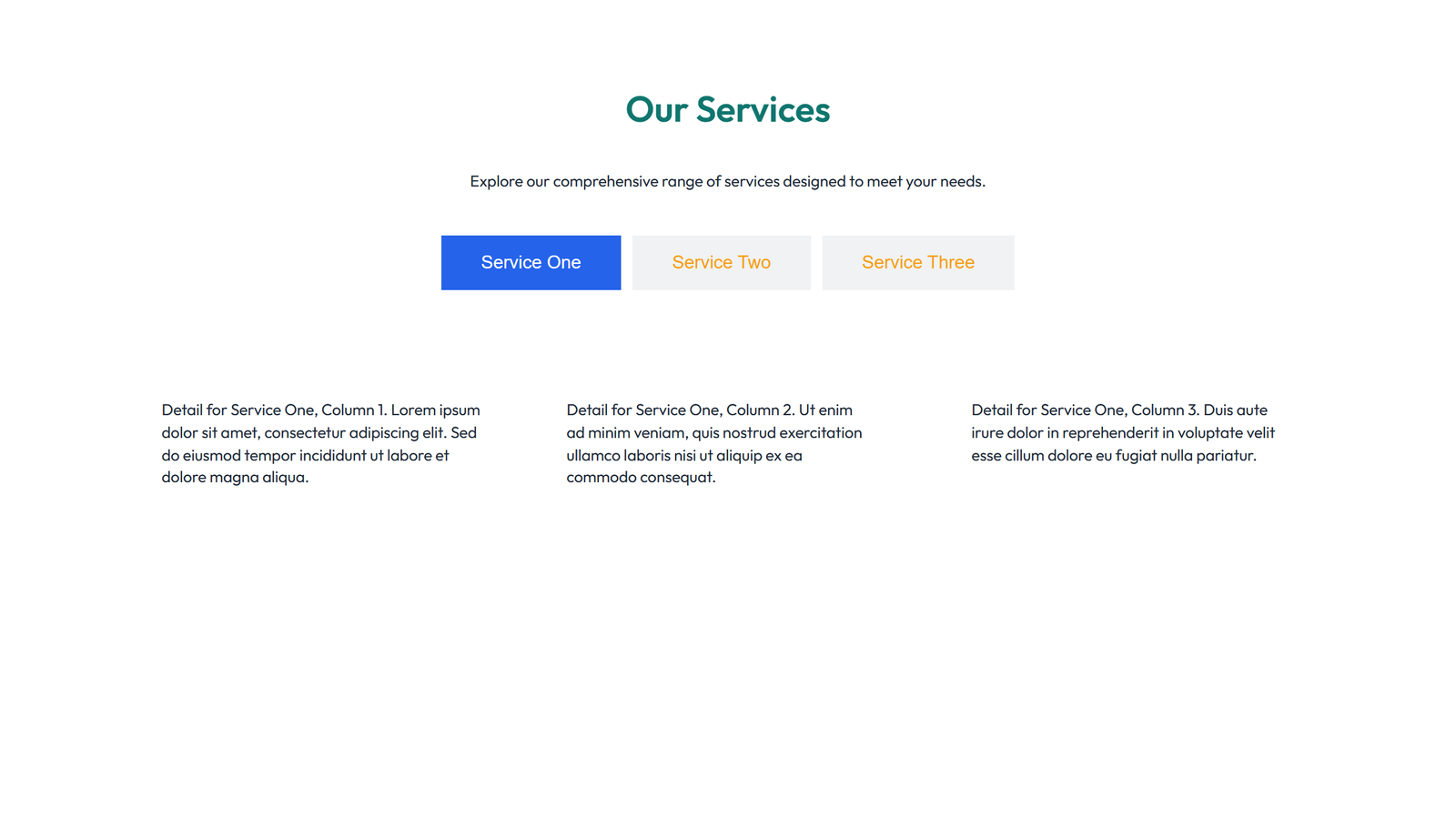 Tabs and Accordion Design 3 2 - Elementor component