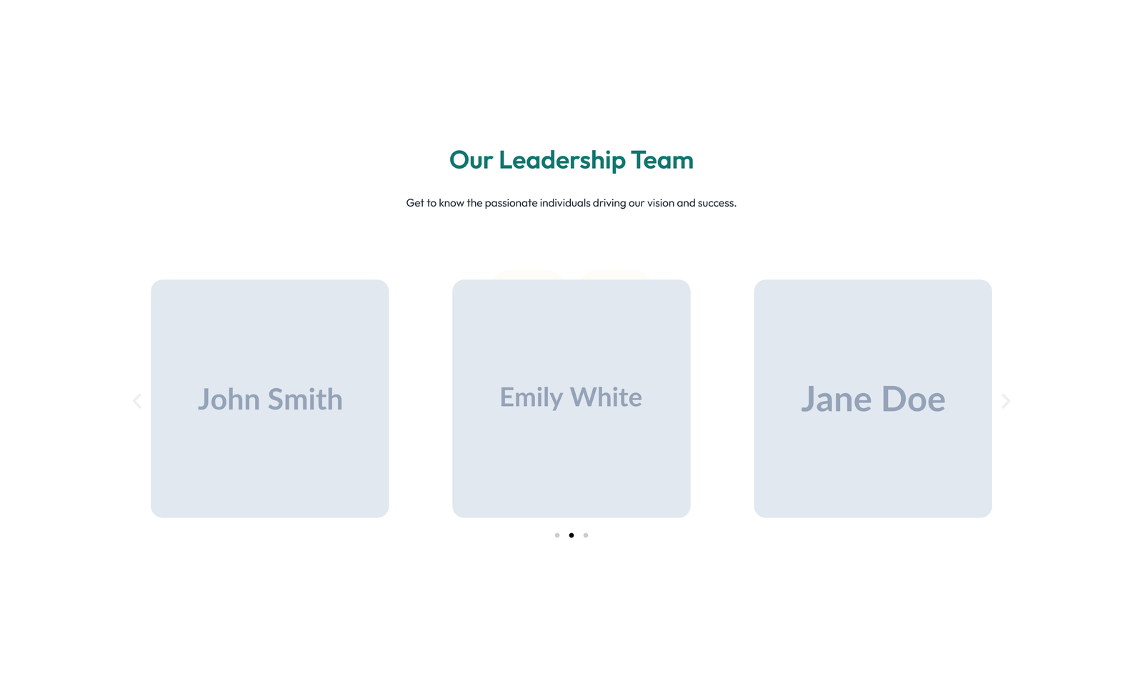 Team with 2-column Team Cards 22 - Elementor component