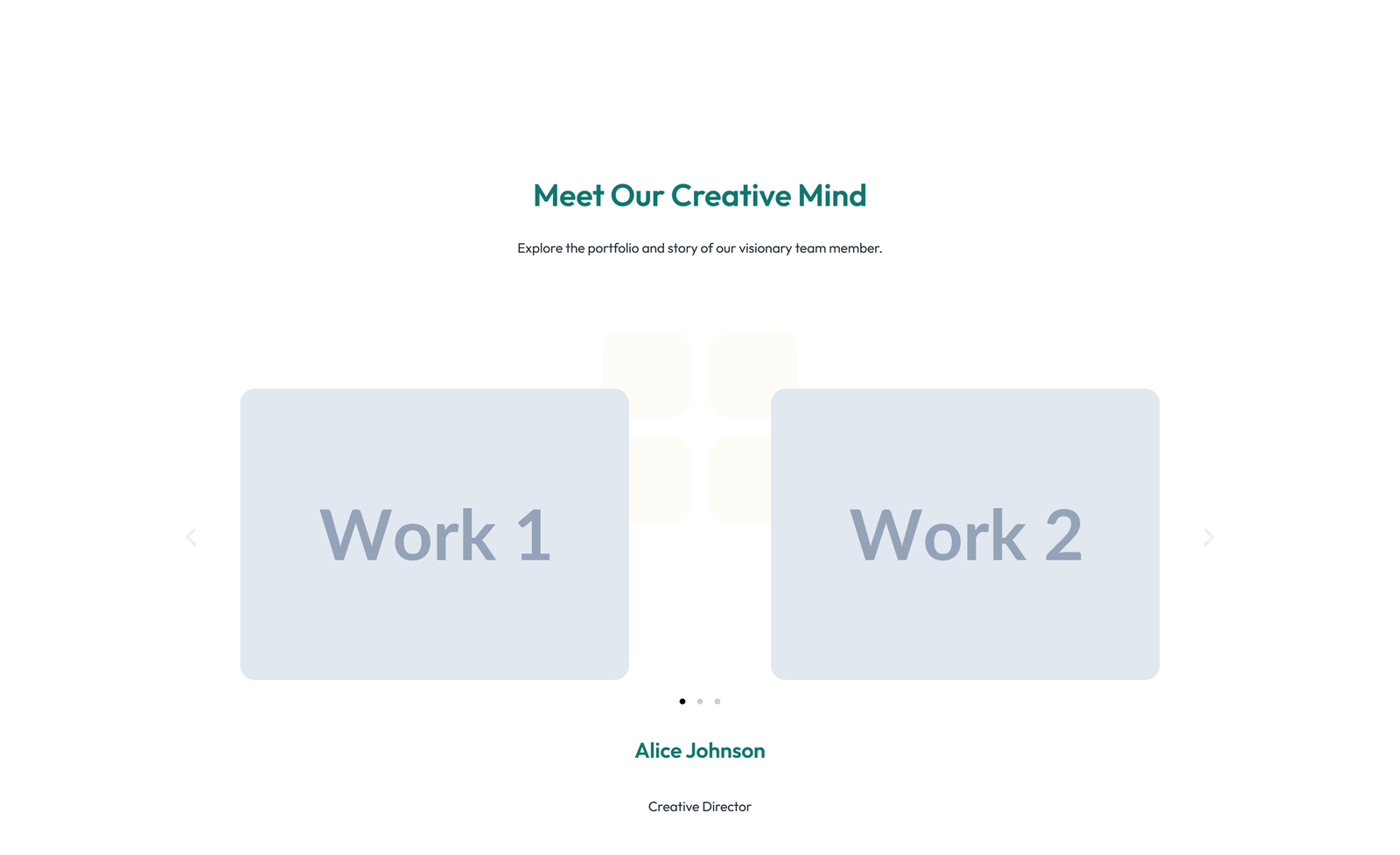 Team with 2-column Team Cards 42 - Elementor component