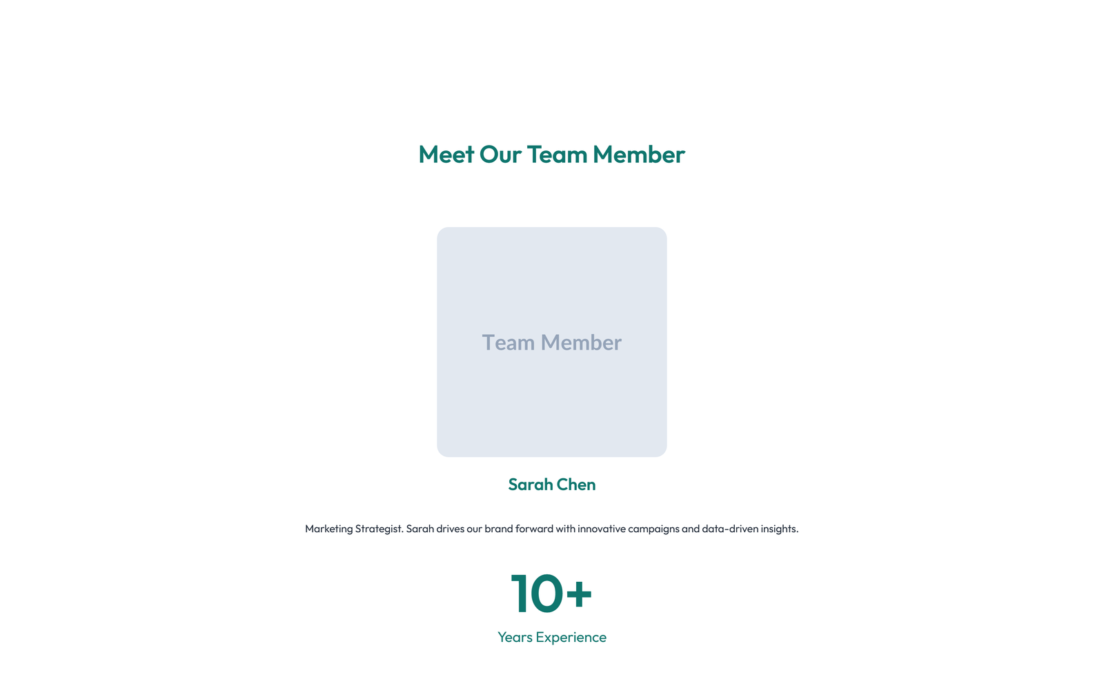 Team with 3-column Team Cards with Social 99 - Elementor component