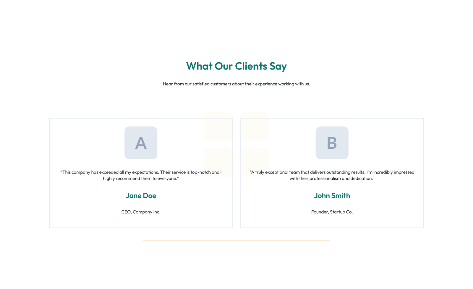 Screenshot of Testimonial with 3-column Rating, Quote Cards 22 - Elementor Testimonial Sections component
