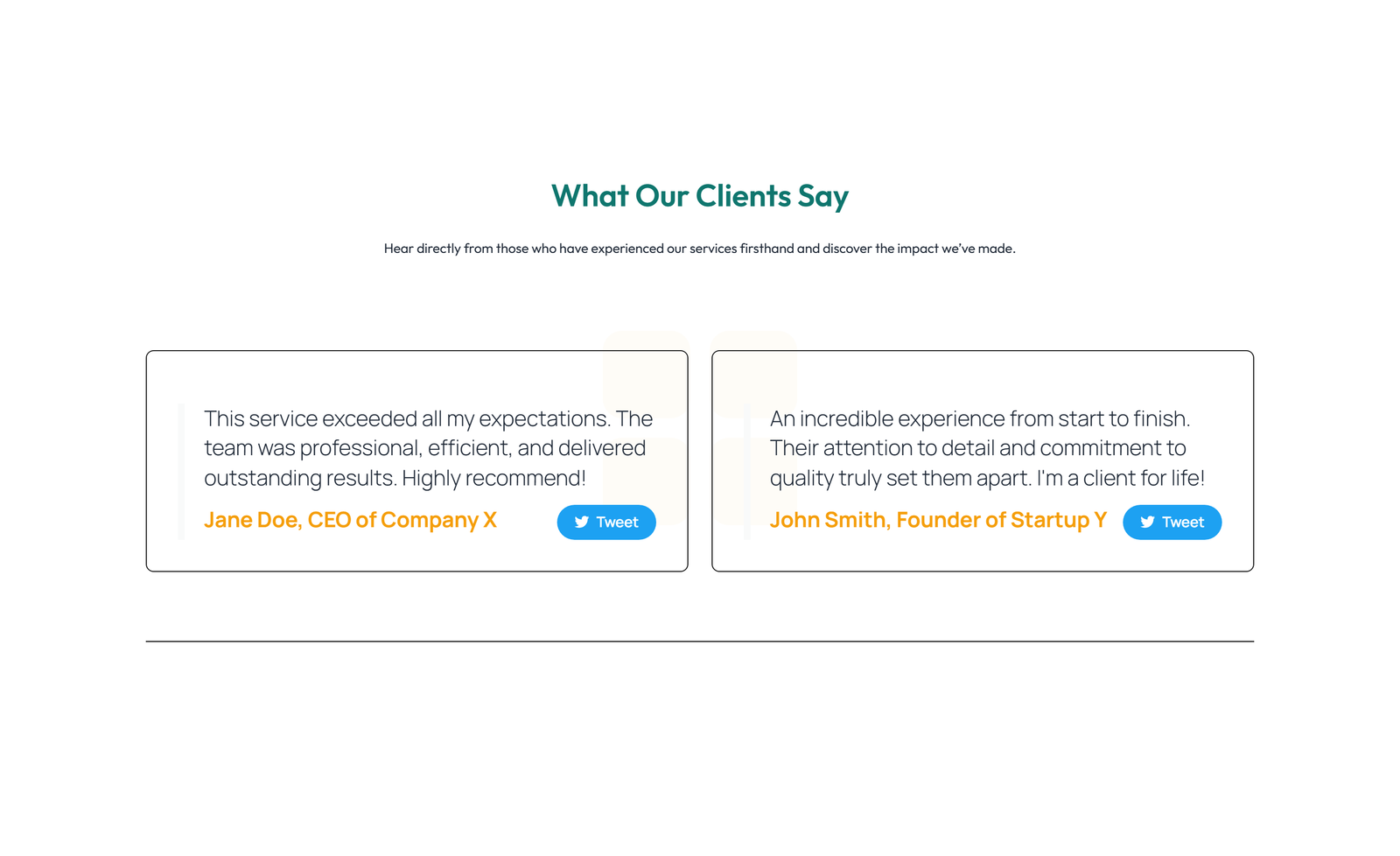 Testimonial with Carousel with Heading 23 - Elementor component