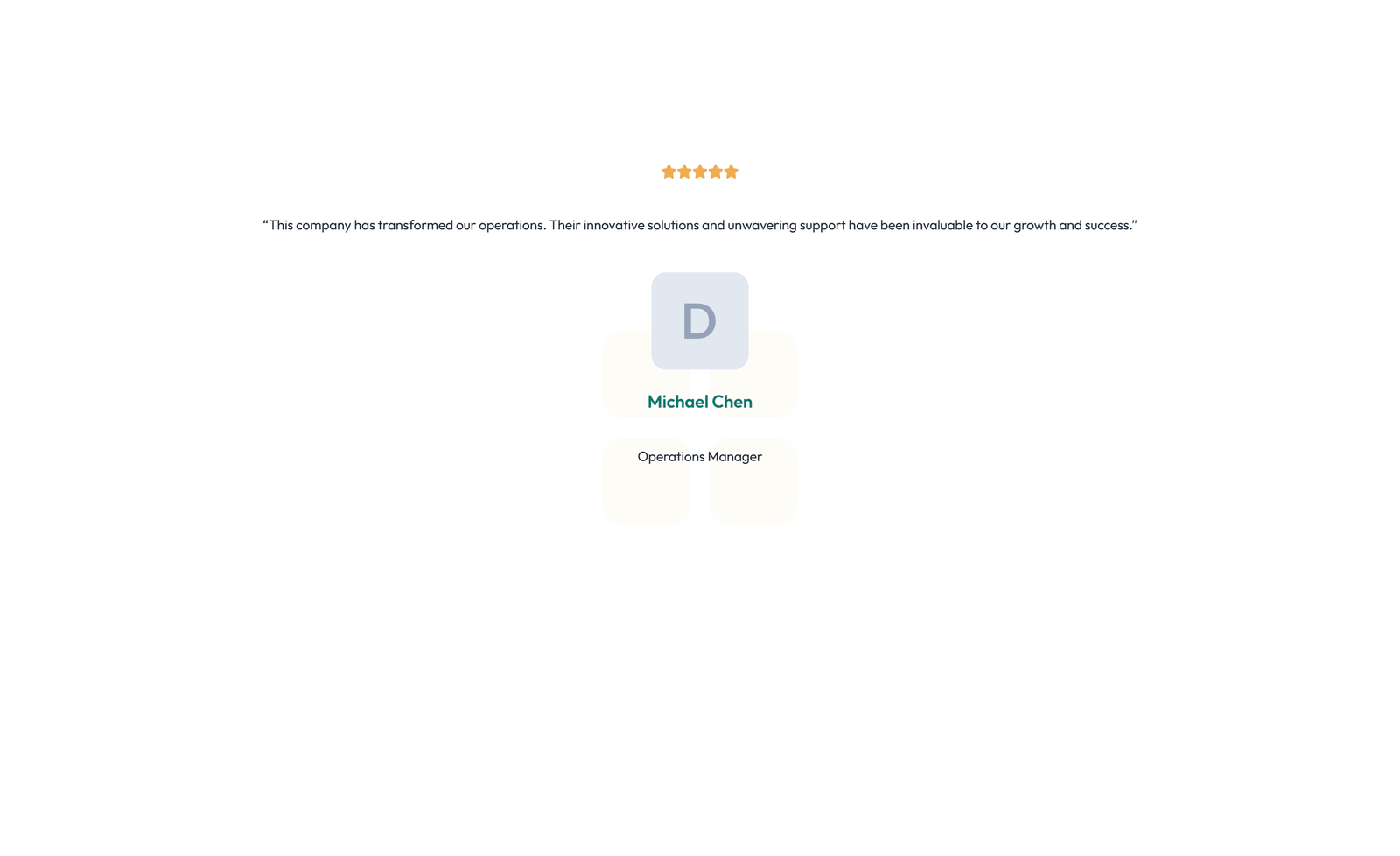 Screenshot of Testimonial with Carousel with Heading 28 - Elementor Testimonial Sections component