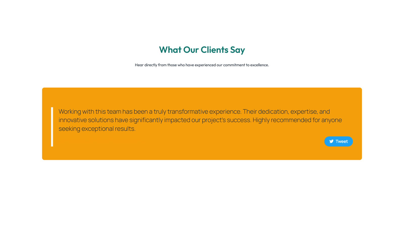 Testimonial with Carousel with Heading 29 - Elementor component