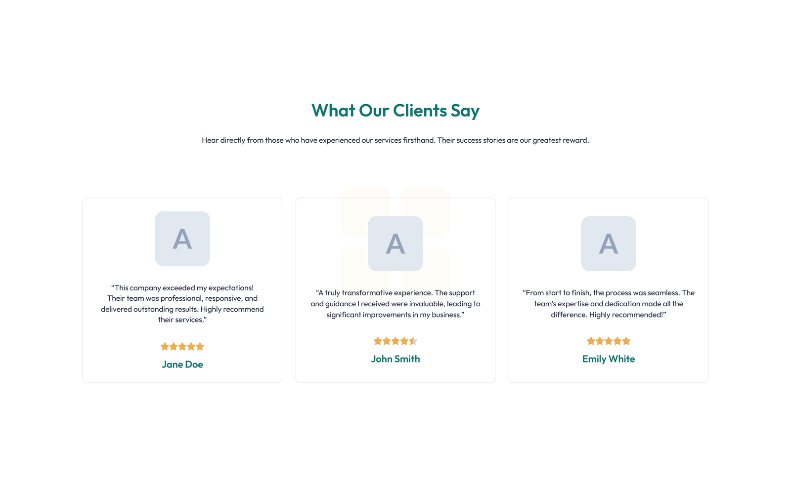 Testimonial with Carousel with Heading 31 - Elementor component